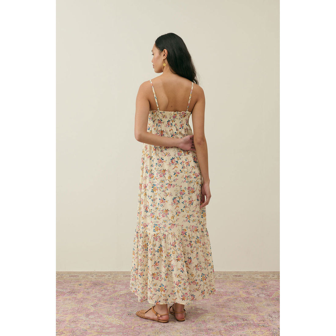 Louise Misha Cream Retro Garden Marcelina Women Dress