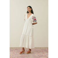 Louise Misha Cream Balina Women Dress