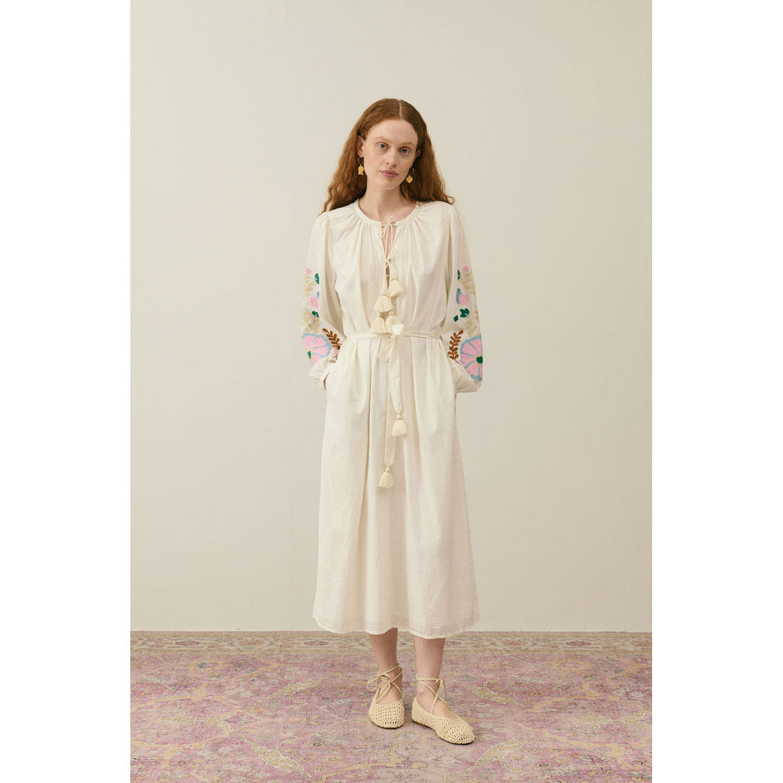 Louise Misha Off White Martina Women Dress