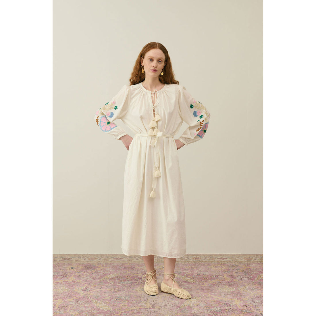 Louise Misha Off White Martina Women Dress