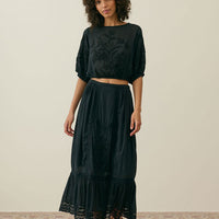Louise Misha Black Paula Women Skirt