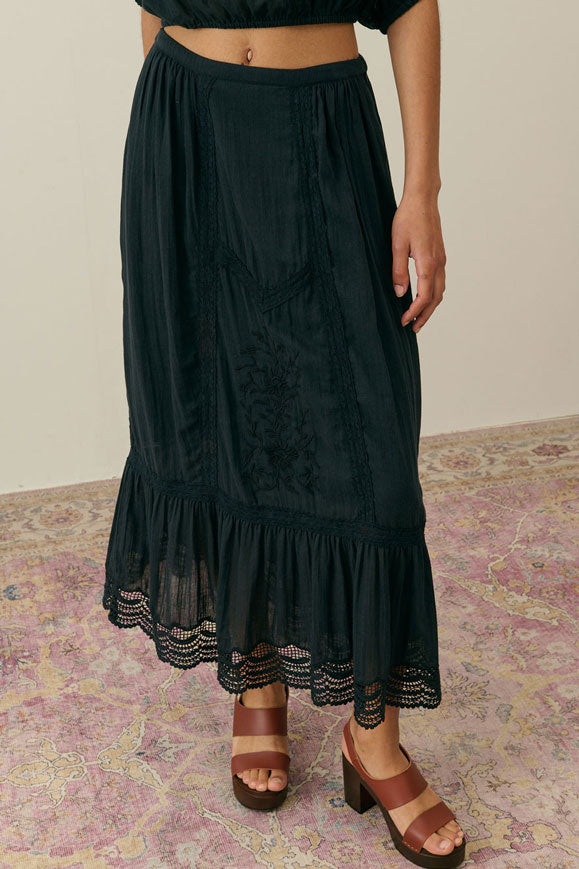 Louise Misha Black Paula Women Skirt