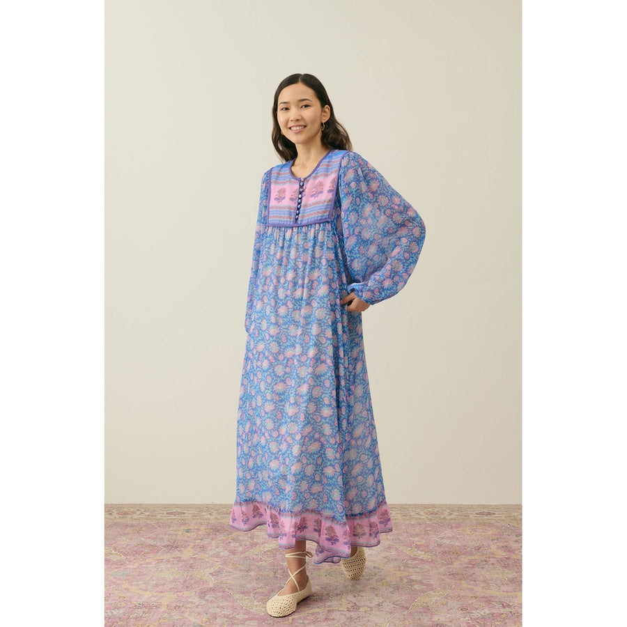 Louise Misha Blue Gypsina Women Dress