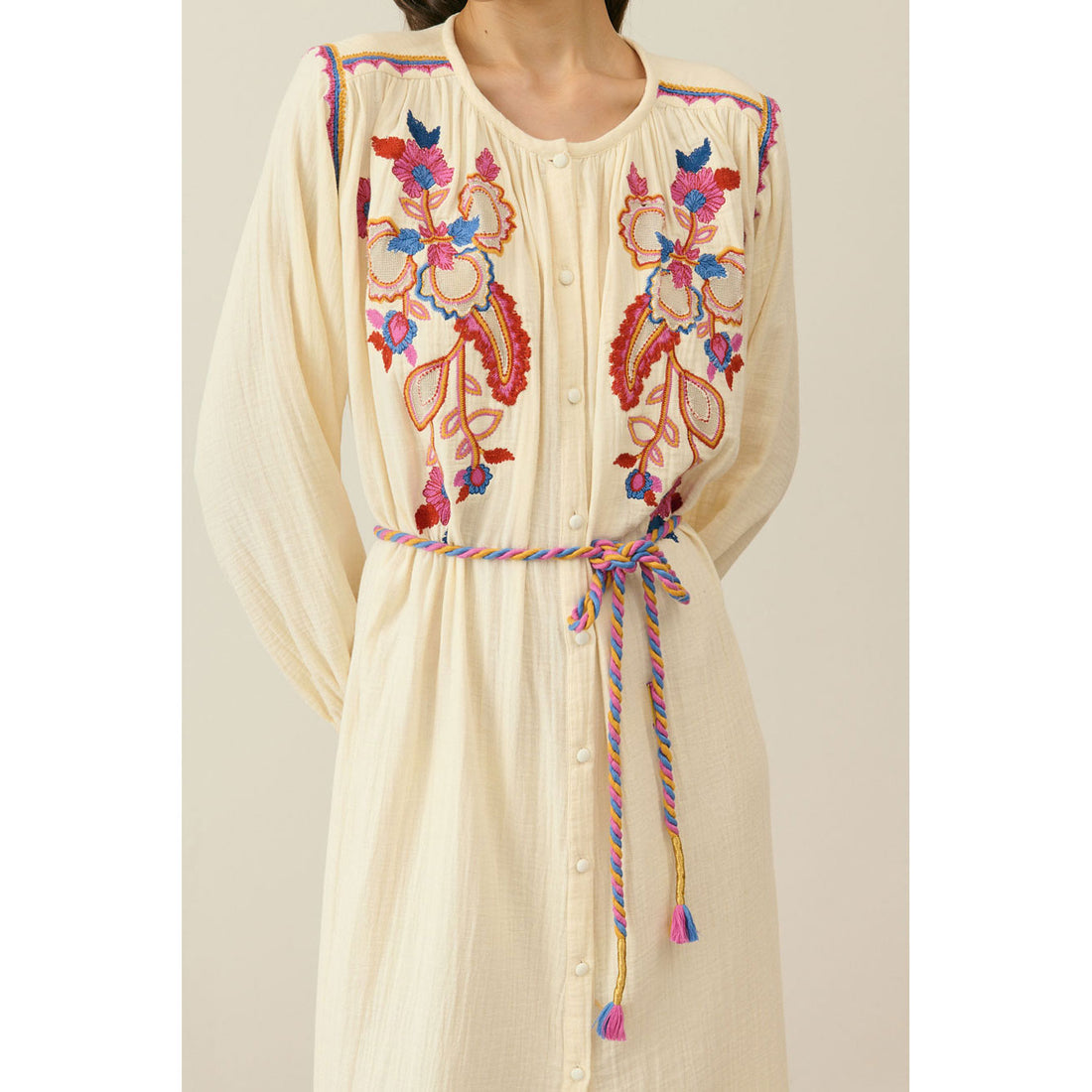 Louise Misha Natural Djinalia Women Dress