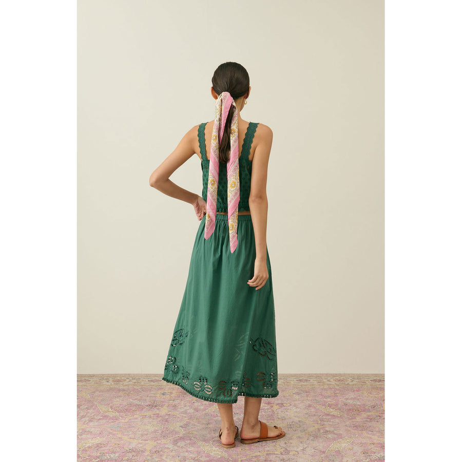 Louise Misha Tuscan Green Paola Women Skirt