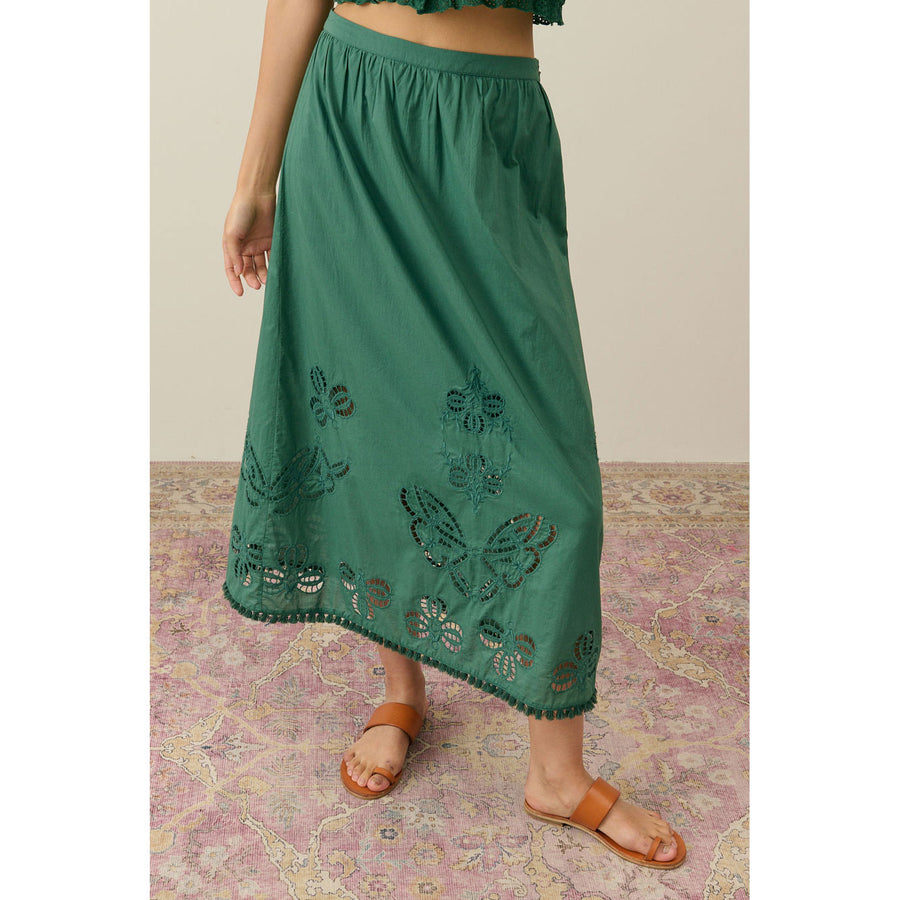 Louise Misha Tuscan Green Paola Women Skirt