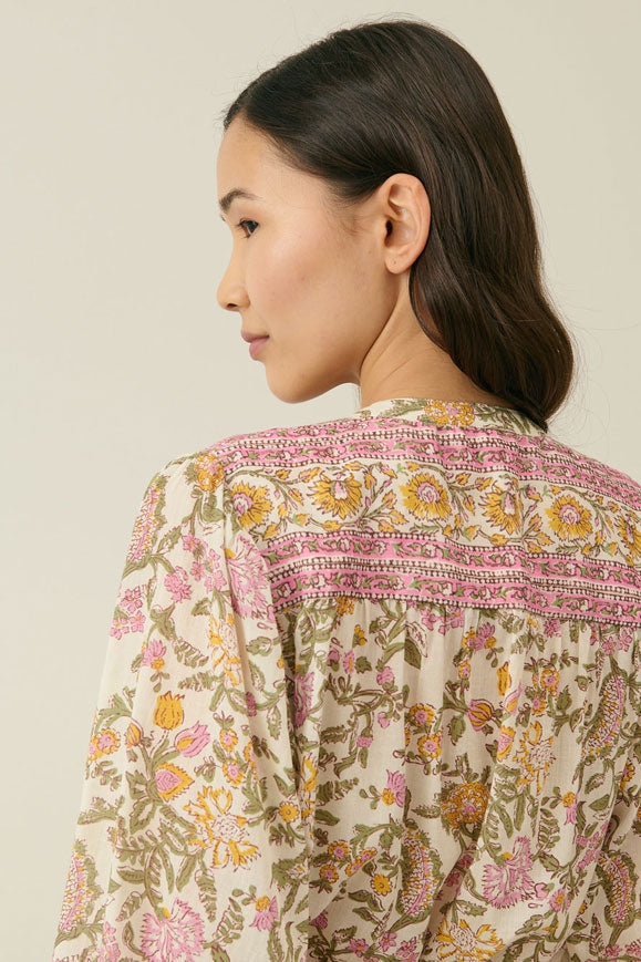 Louise Misha Cream Mimosa Spring Jeanne Women Shirt
