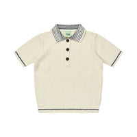 FUB Ecru Structure Polo