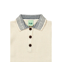 FUB Ecru Structure Polo