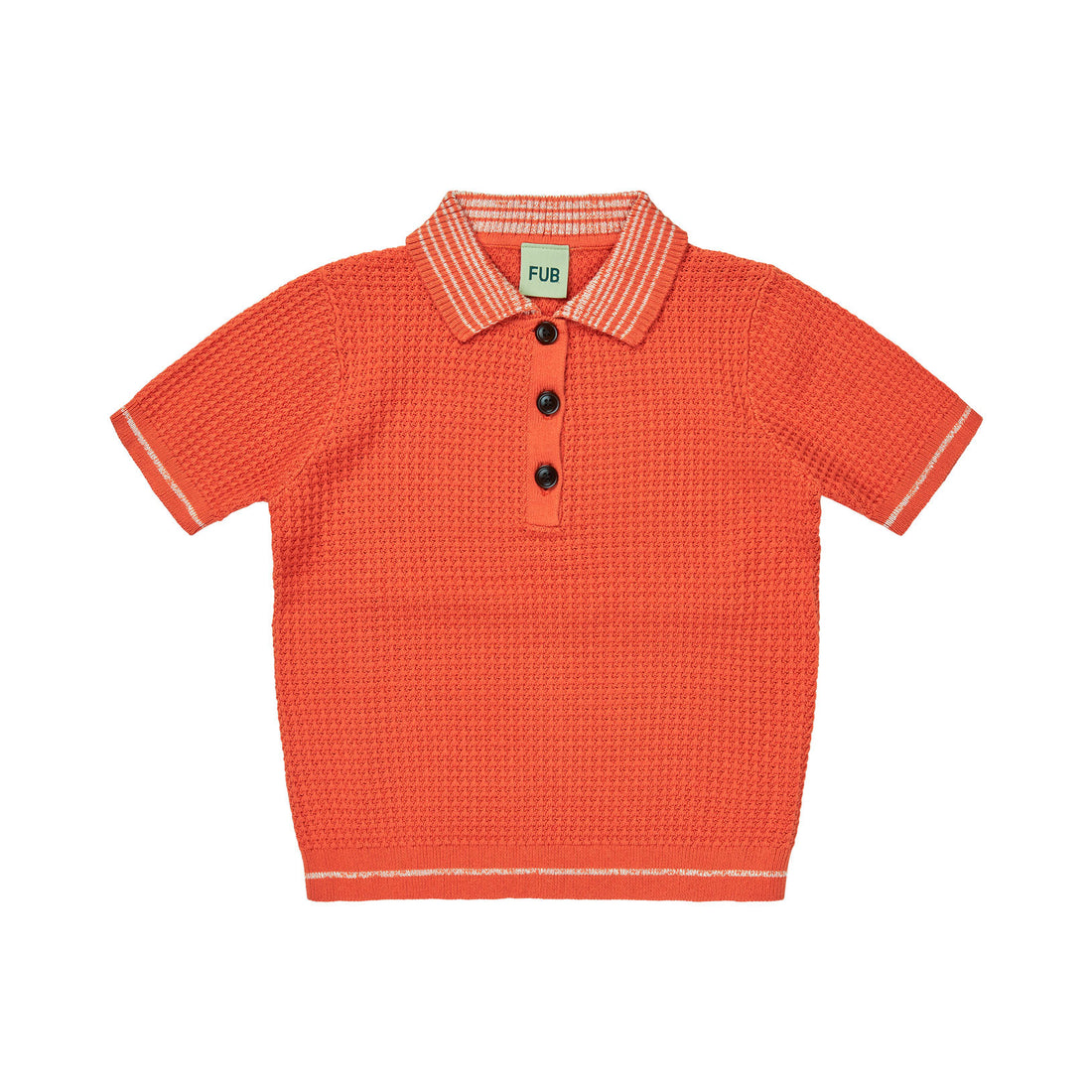 FUB Tangerine Structure Polo