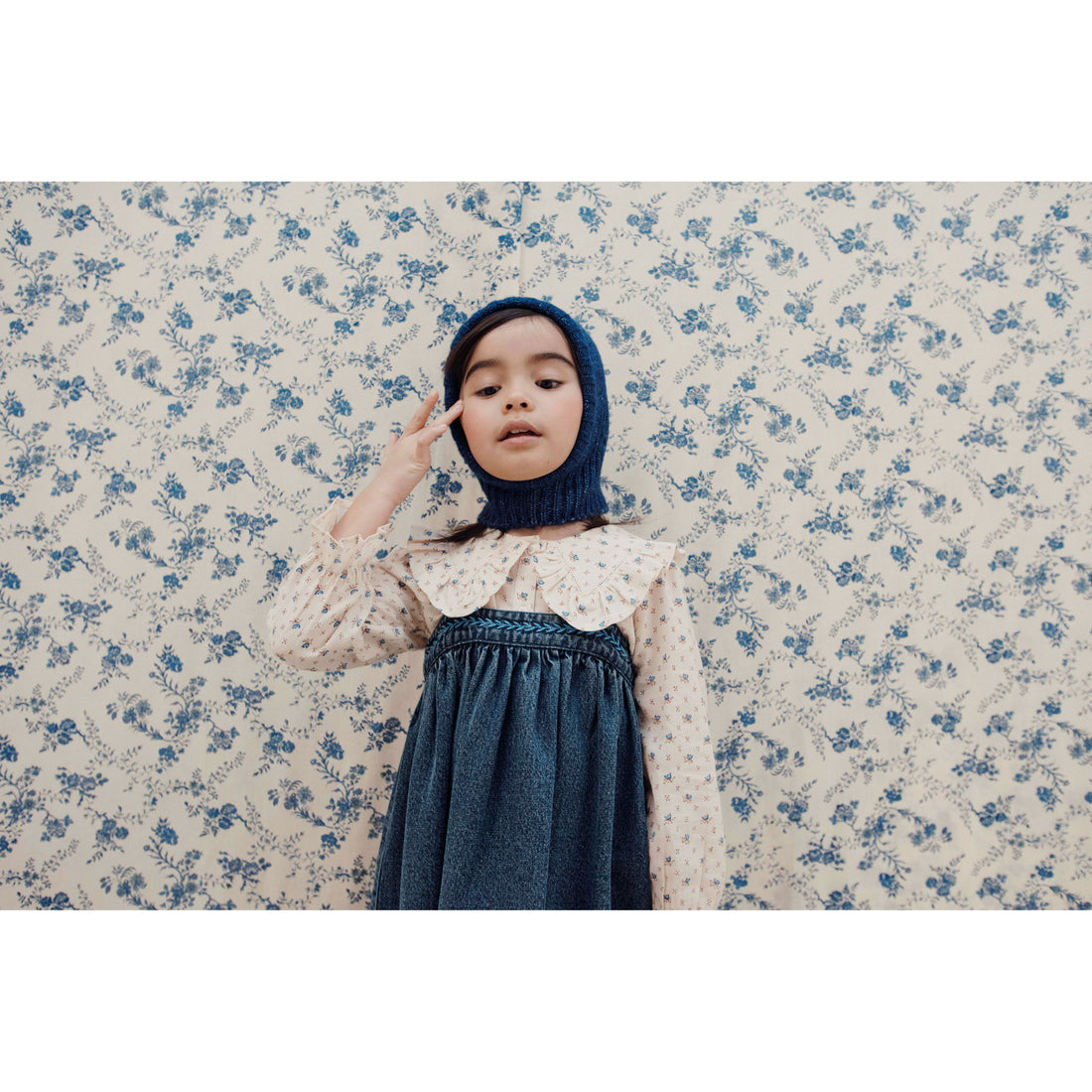 Emile et Ida Lazuli Block Print Blouse