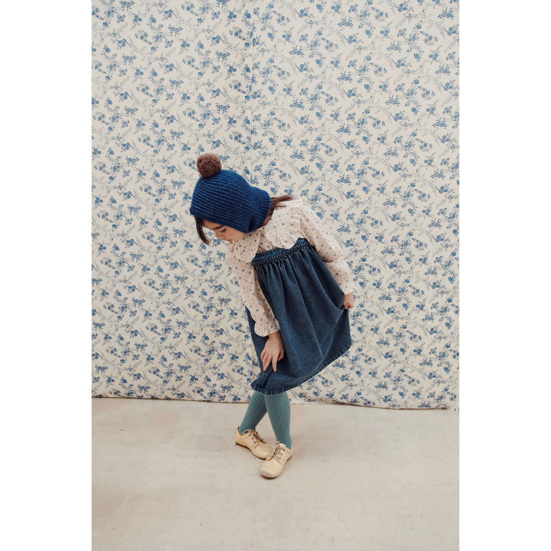 Emile et Ida Lazuli Block Print Blouse