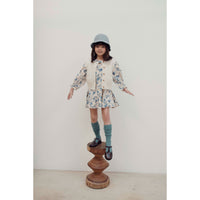 Emile et Ida Orchid Blue Smocked Dress