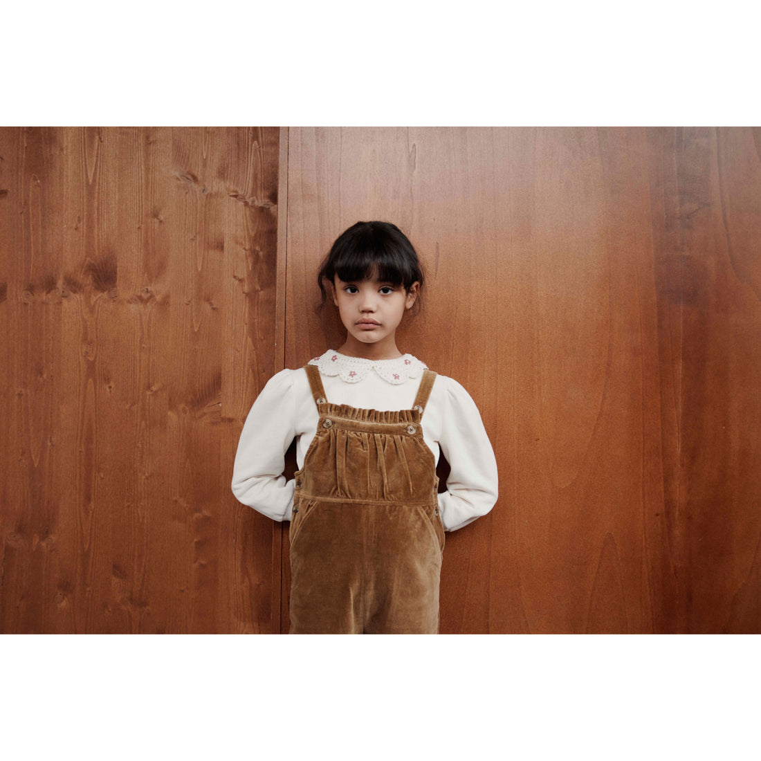 Emile et Ida Peony Crochet Collar Sweater