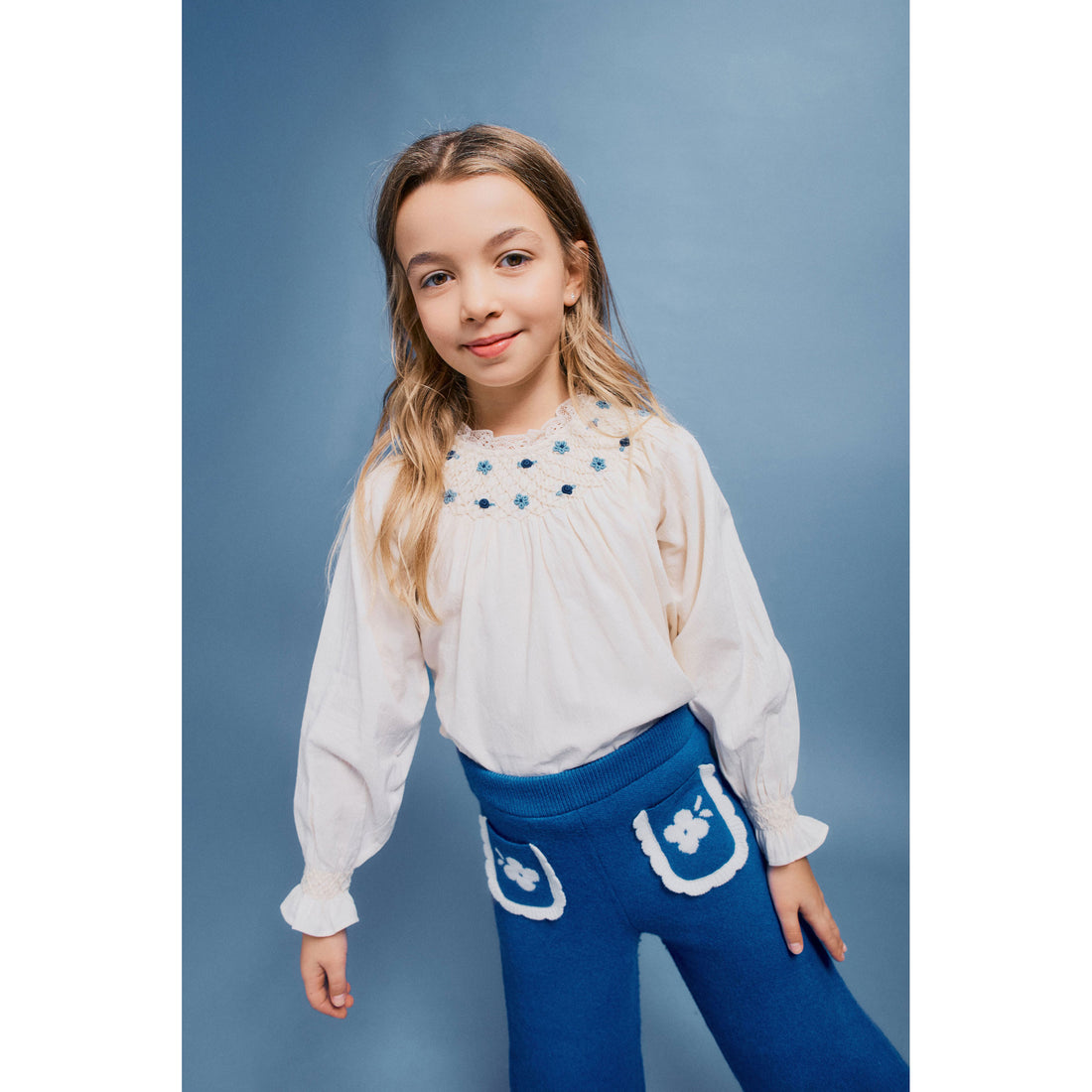 Bebe Organic Natural Dobby Celestia Blouse