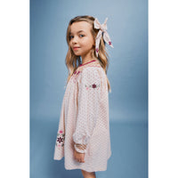 Bebe Organic Vintage Dots Scarlet Dress
