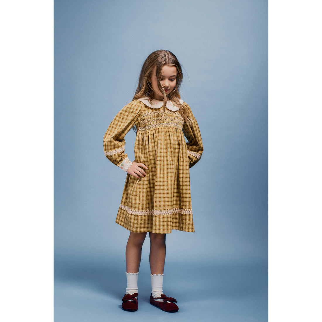Bebe Organic Nostalgic Green Saphira Dress
