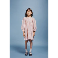 Bebe Organic Fall Floral Jaquard Claire Dress