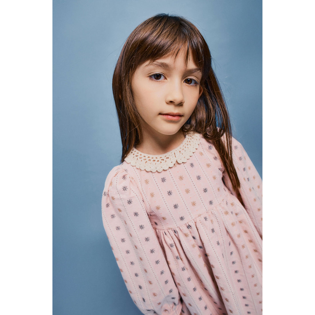 Bebe Organic Fall Floral Jaquard Claire Dress