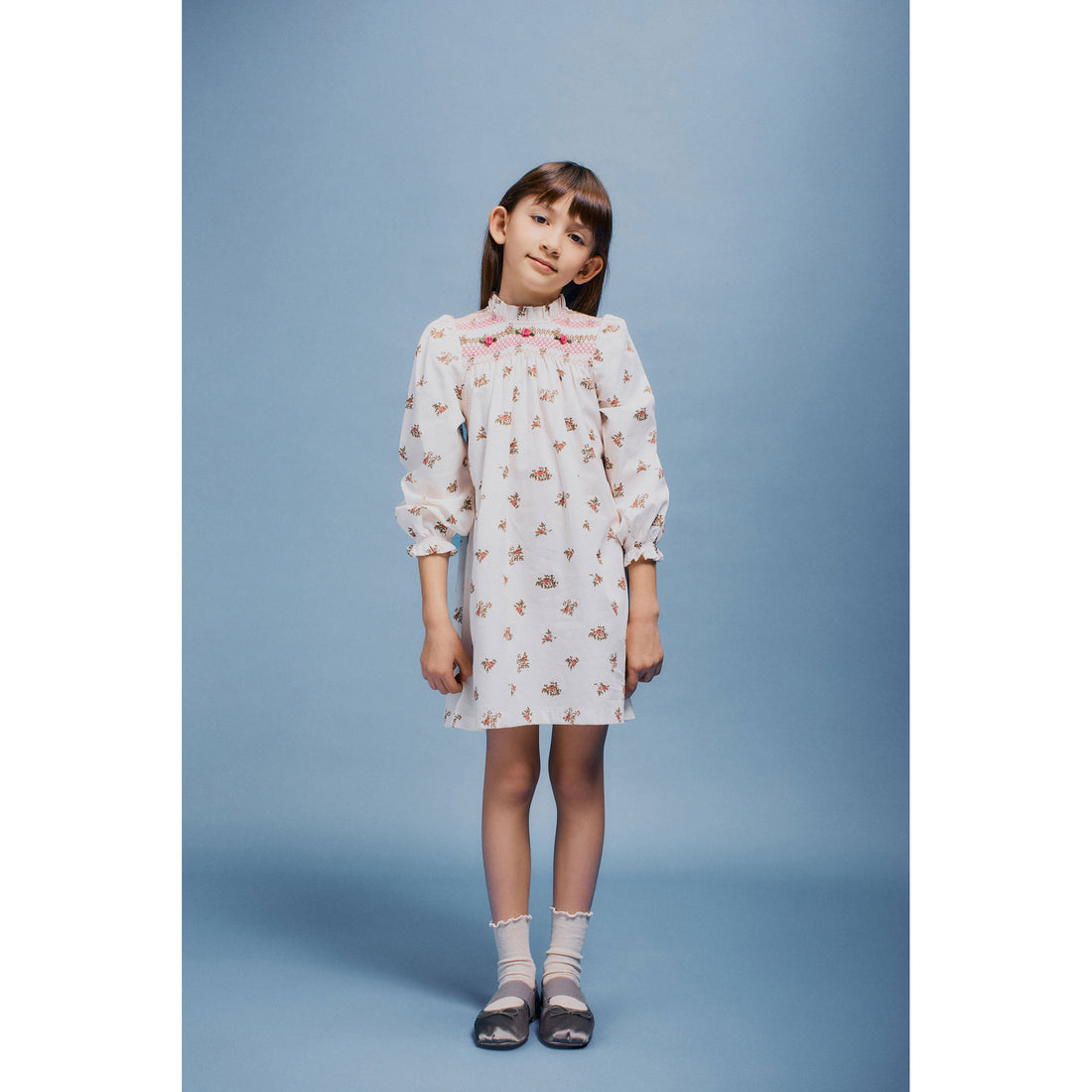 Bebe Organic Winter Rose Adelaide Dress