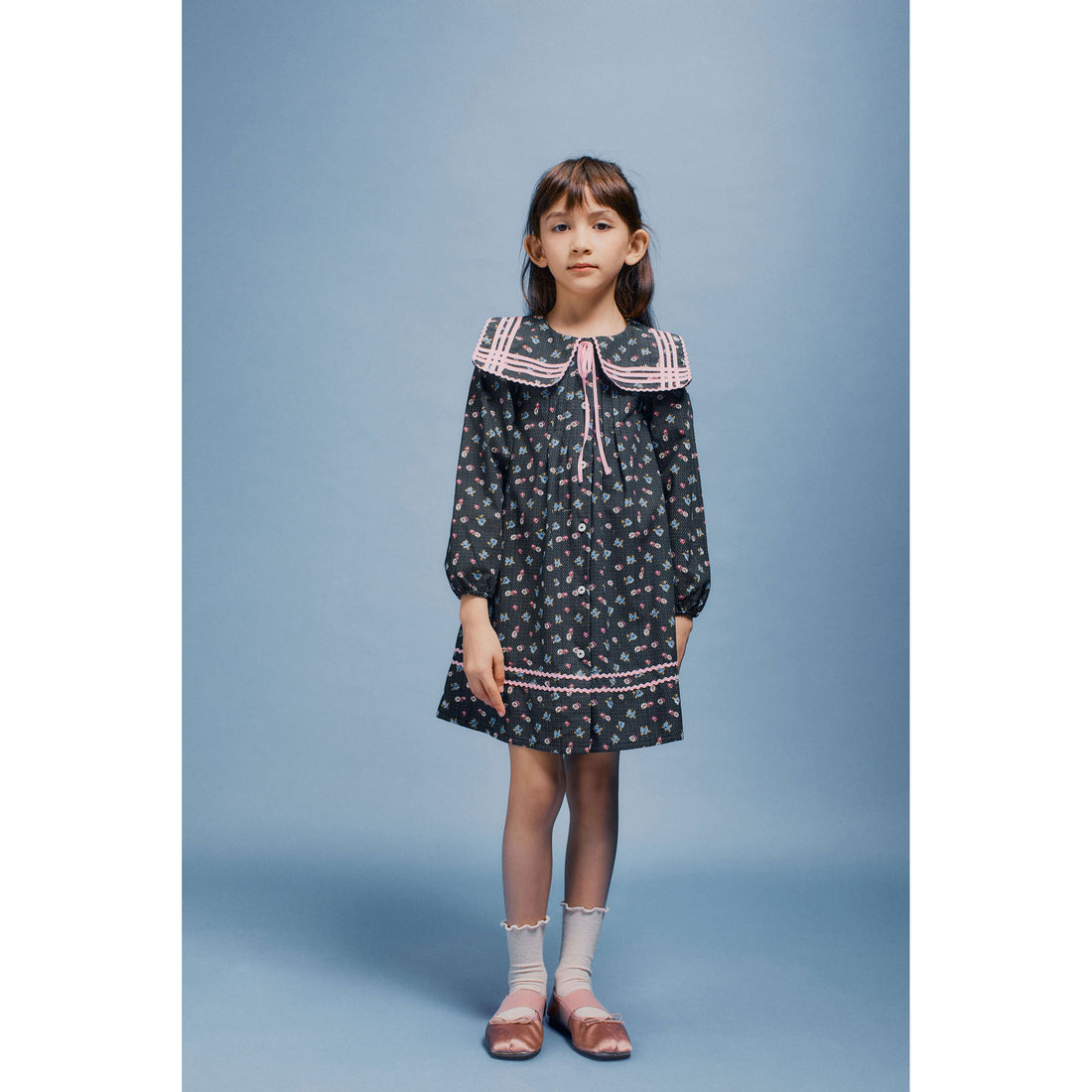Bebe Organic Midnight Bloom Anna Dress