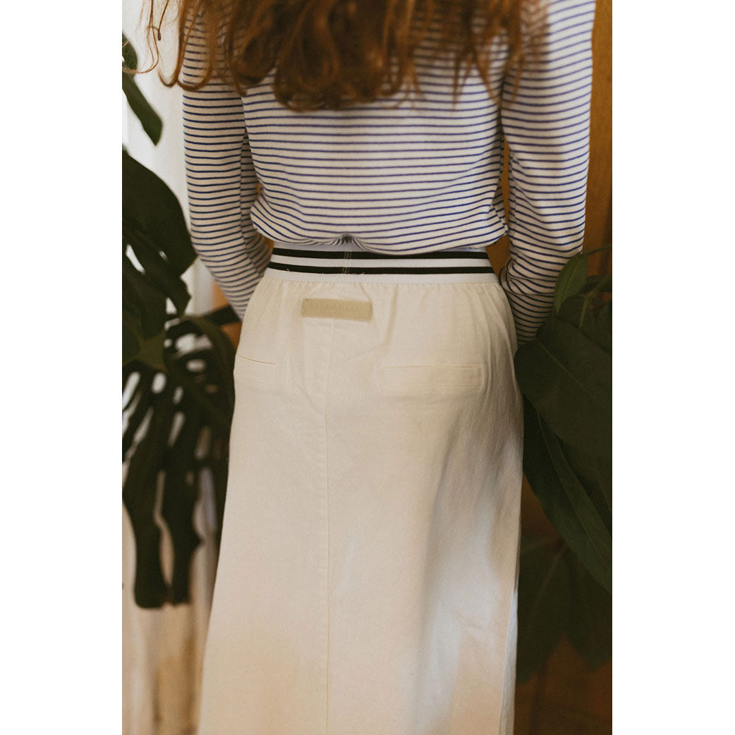 ELEMENTS White Elastic Skirt