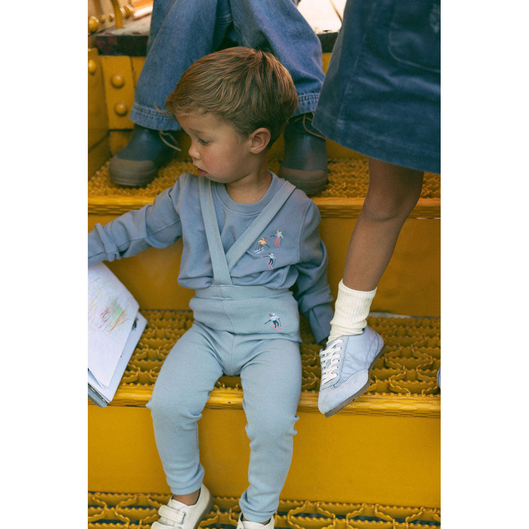 1984 Blue Ski Embroidery Sweatshirt