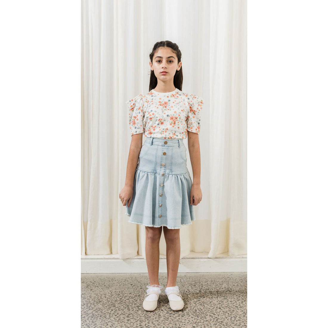 Petite Pink Coral Floral T-Shirt