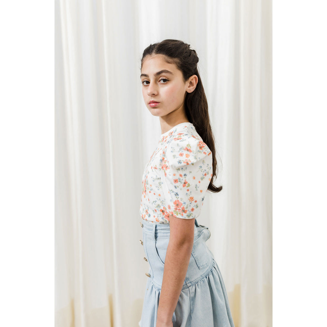 Petite Pink Coral Floral T-Shirt