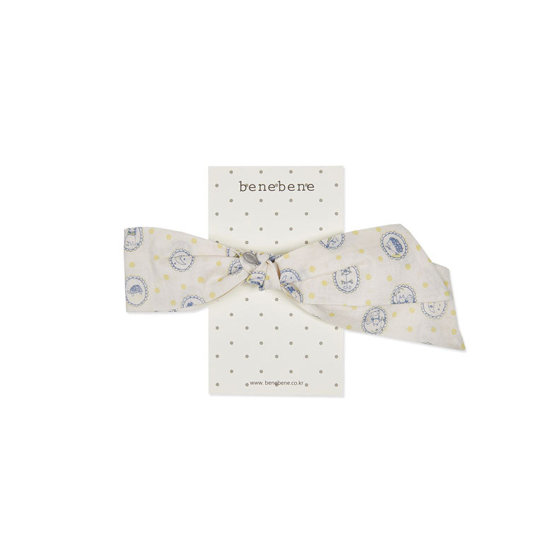 Bene Bene Ecru Big Ribbon Abigail Pin