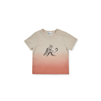 Bene Bene Pink Half Dip Dye Baby Tee