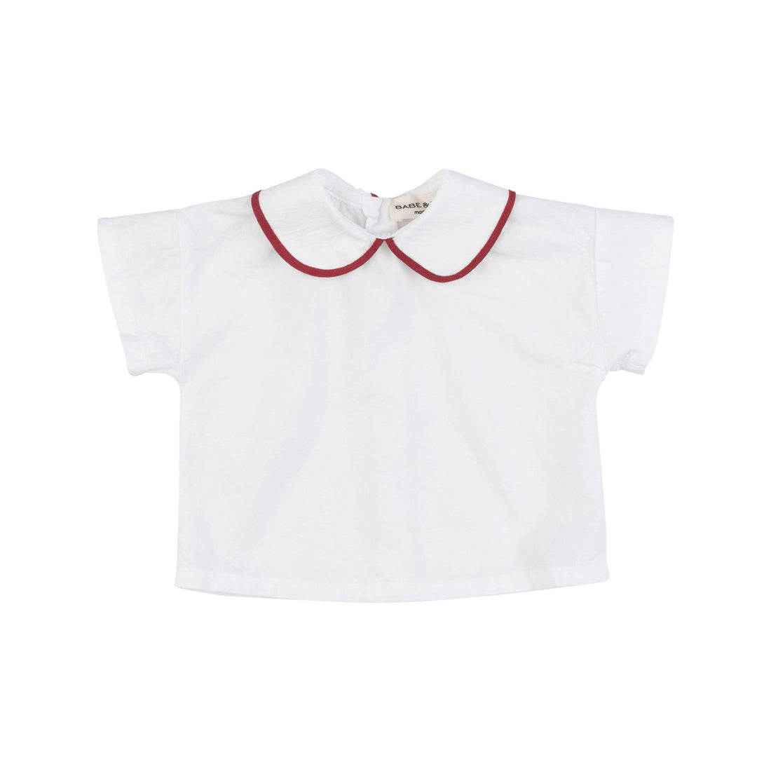 Babe and Tess White/Pomegranate Jacob Blouse