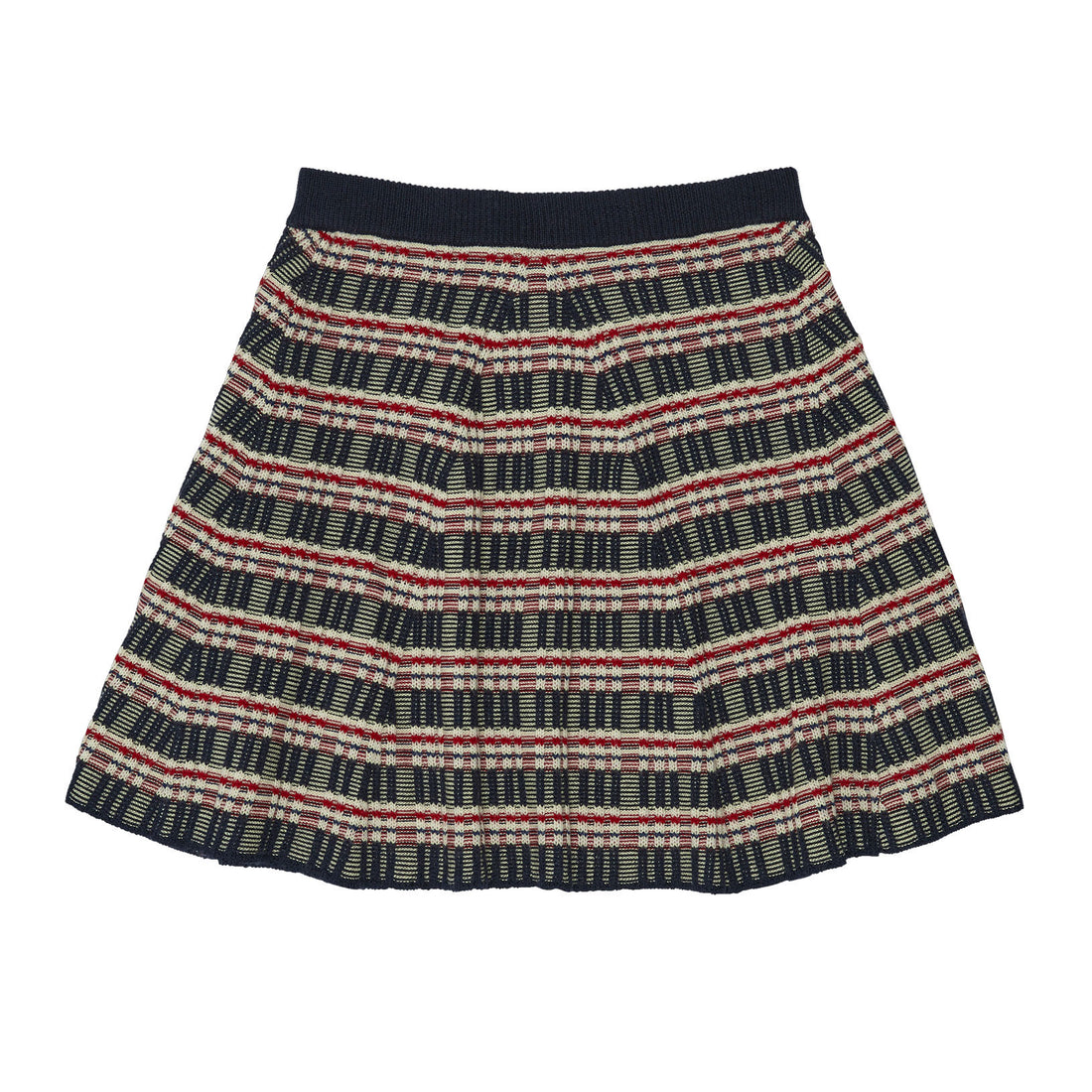 FUB Dark Navy Rib Skirt