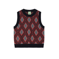 FUB Dark Navy Harlekin Vest