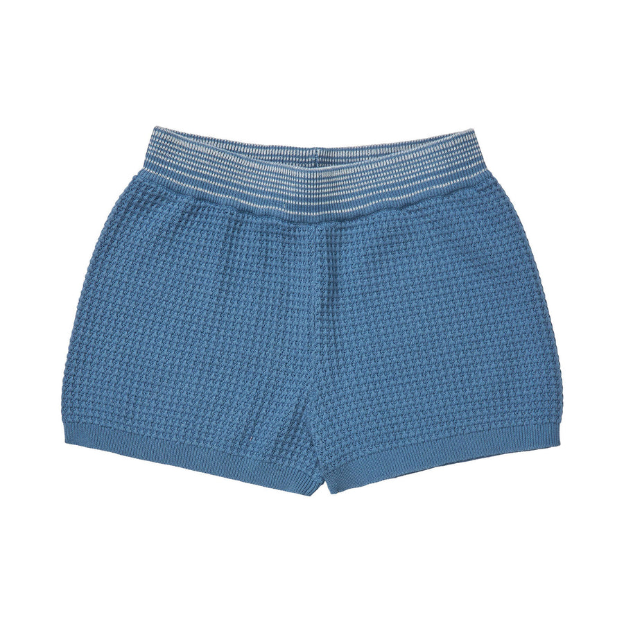 FUB Washed Indigo Structure Shorts
