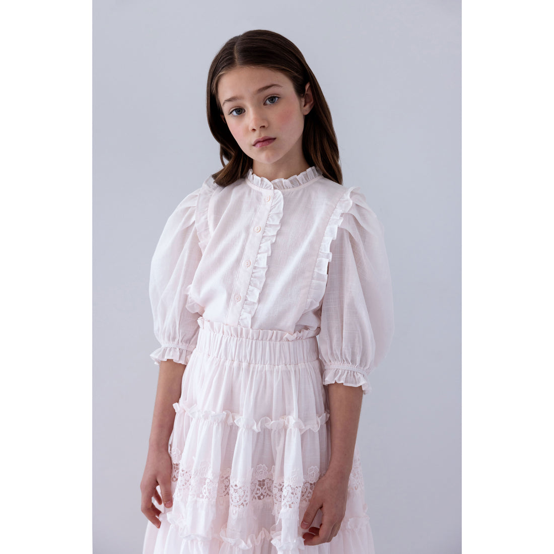 Petite Amalie  Ice Pink Blouse