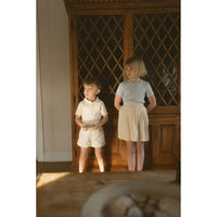 L by Ladida Cream Pleated Skirt