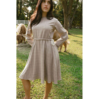 Darlin Plaid Gathereed Dress