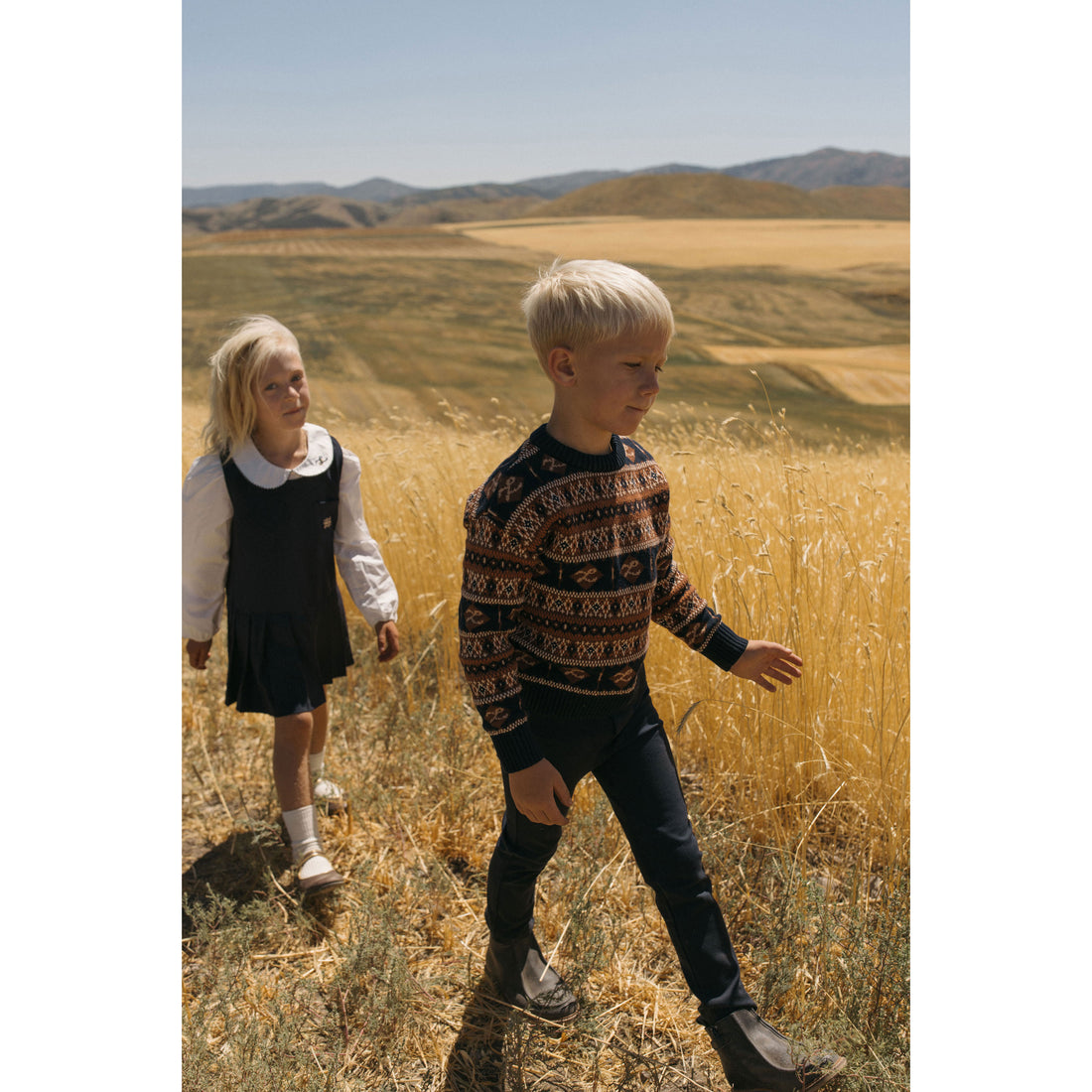 L by Ladida Navy Pleated Jumper