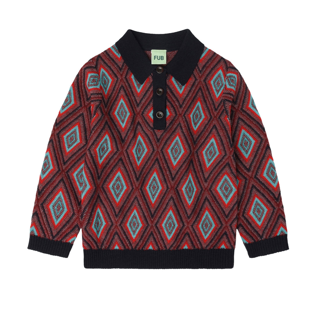 FUB Dark Navy Harlekin Polo