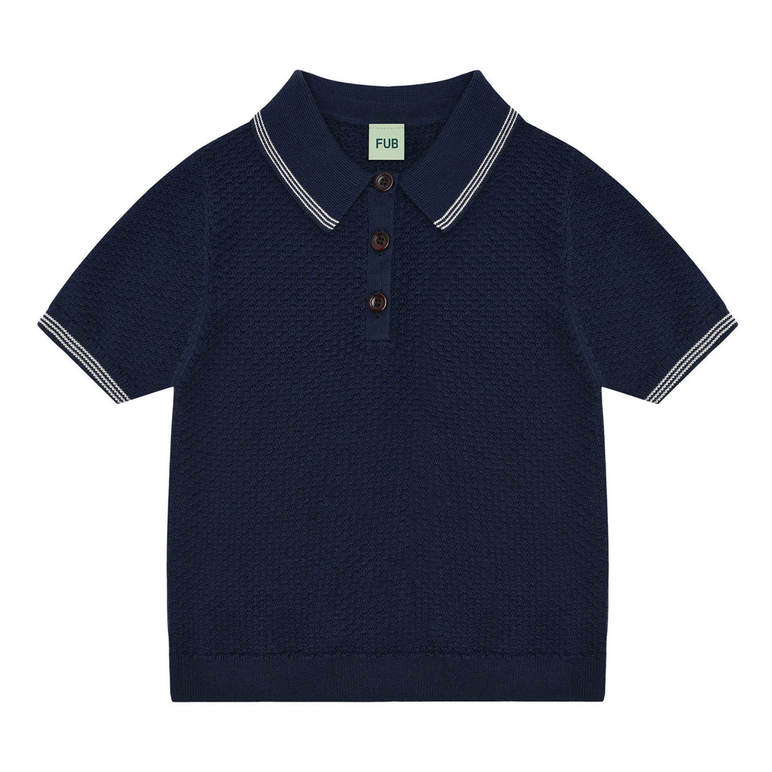 FUB Dark Navy Pique Polo
