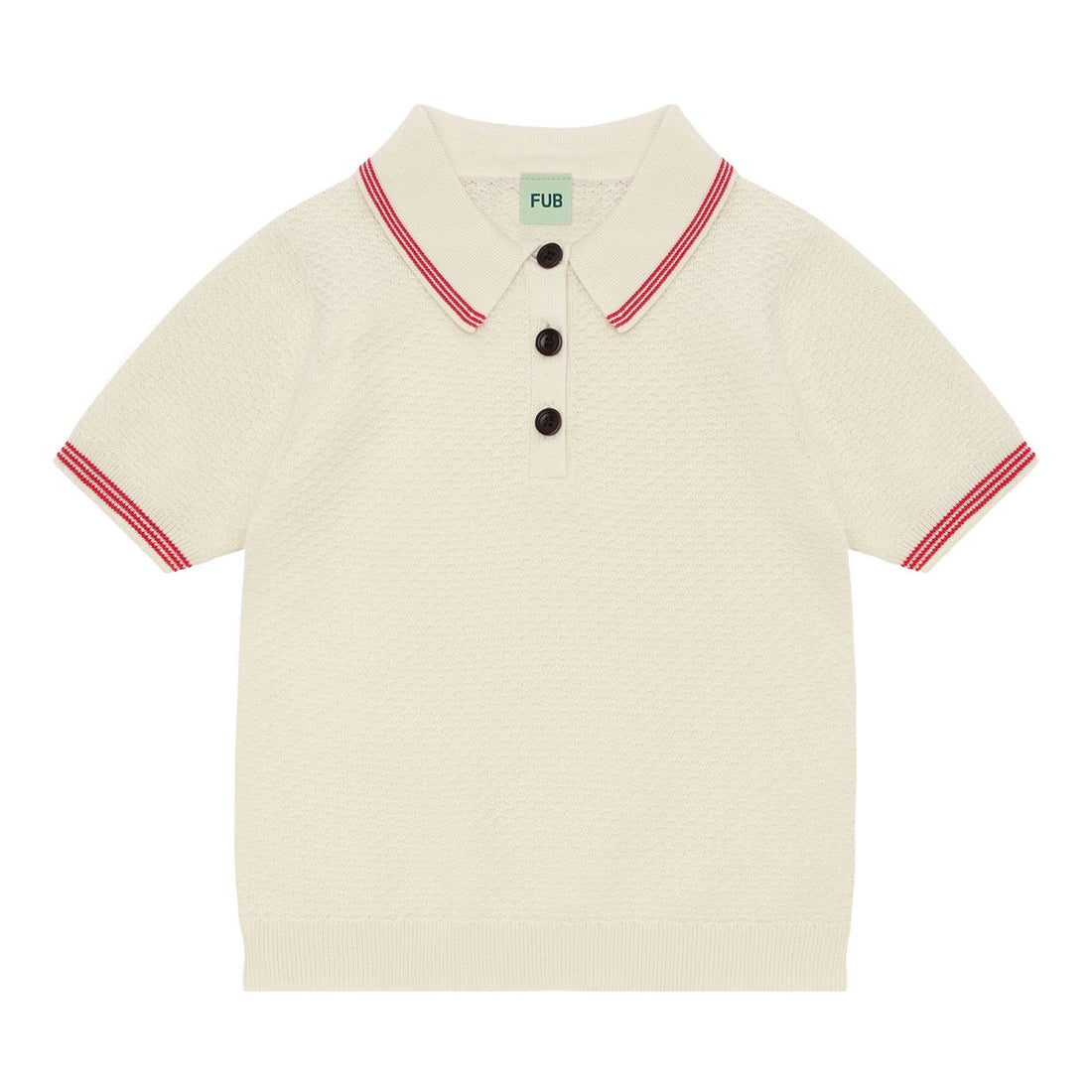 FUB Ecru Pique Polo