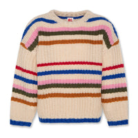 AO76 Natural Wanda Striped Sweater
