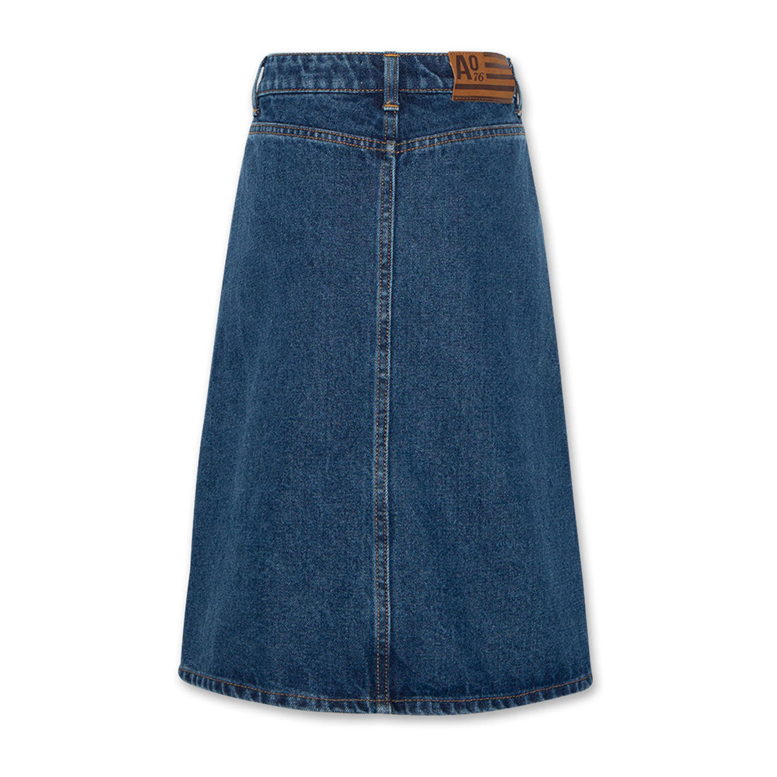 AO76 Wash Madiom Gwen Jean Skirt