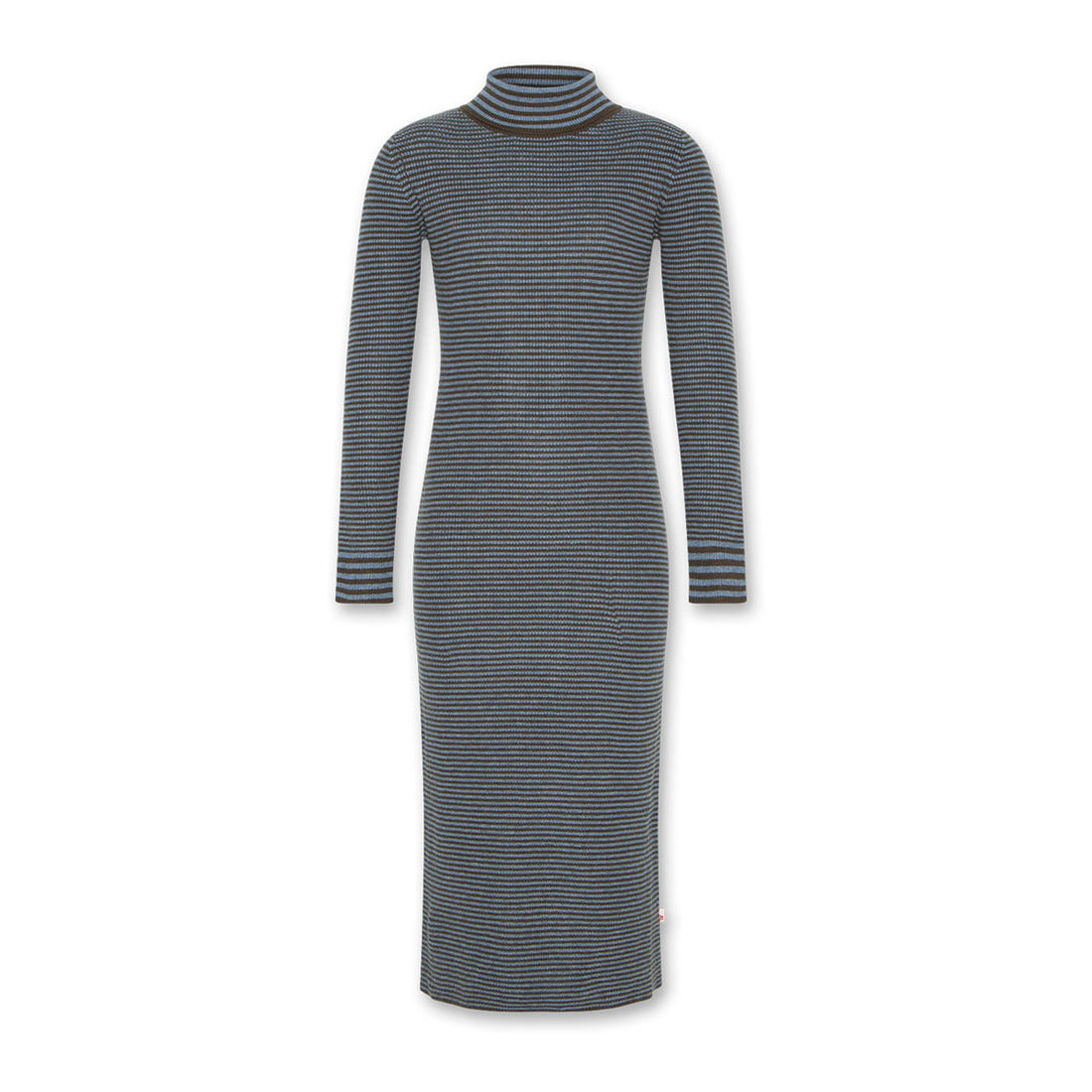 AO76 Mid Blue Uri Striped Knit Dress