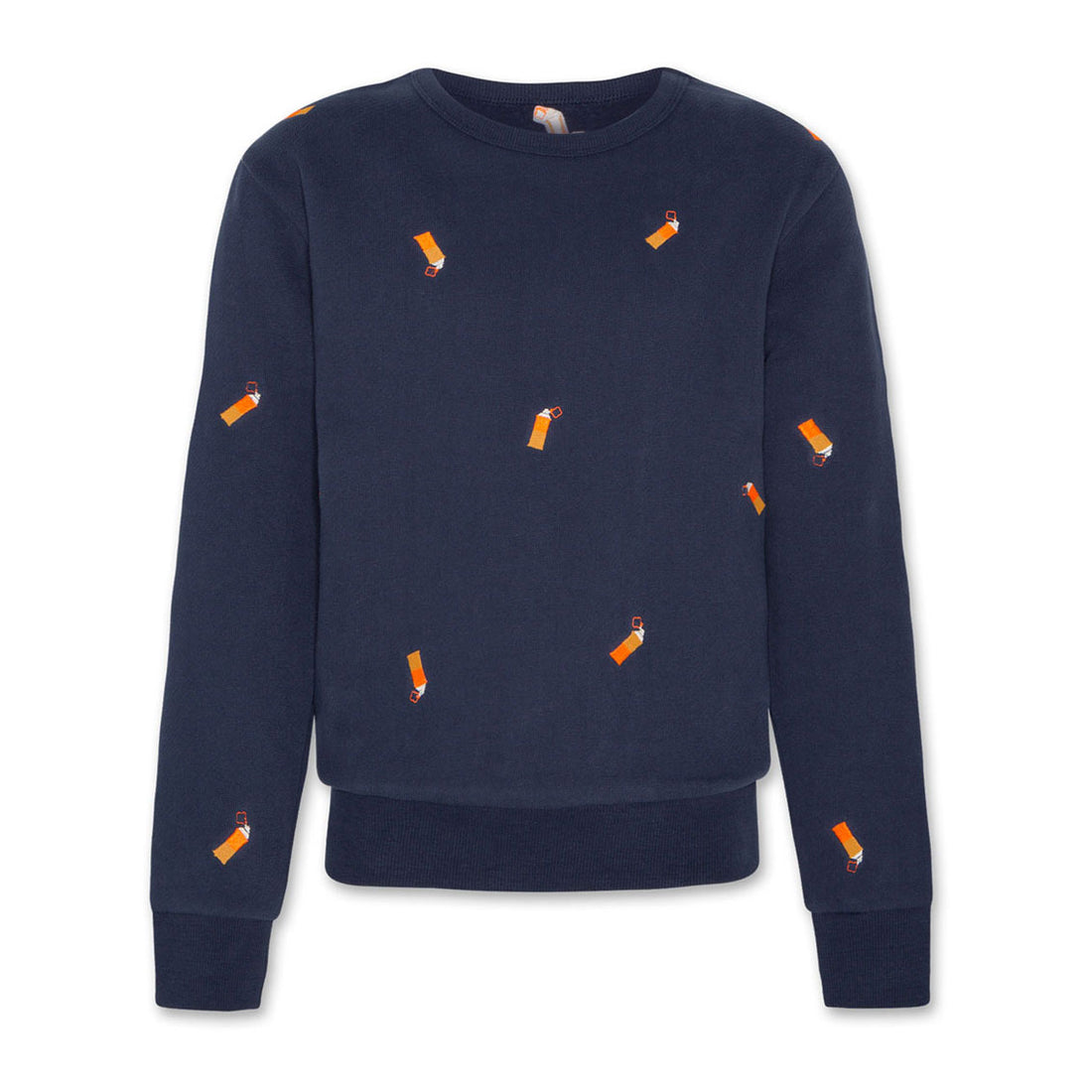 AO76 Navy Tom Spray Paint Sweatshirt