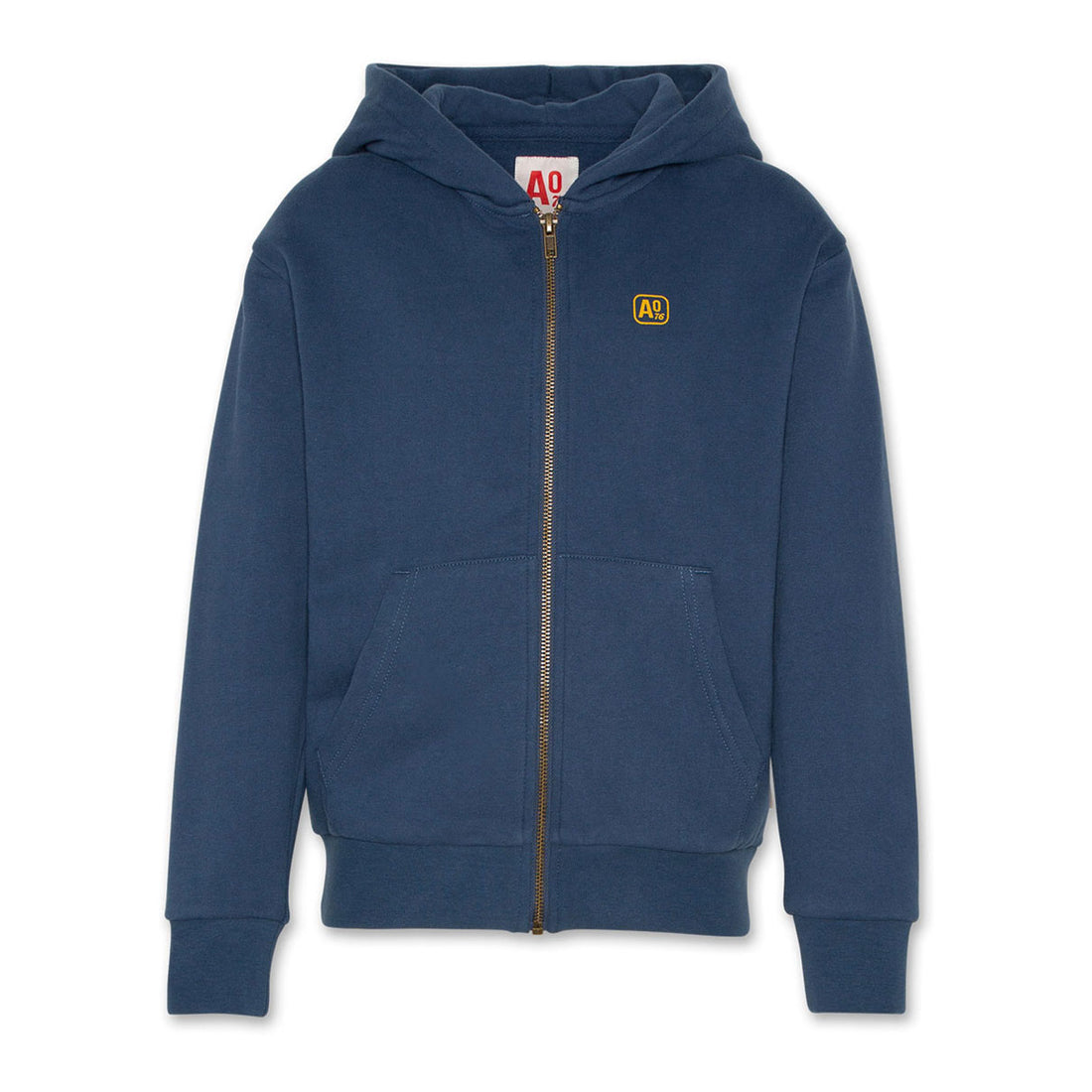 AO76 Denim Blue Norman Artist Zip-Up