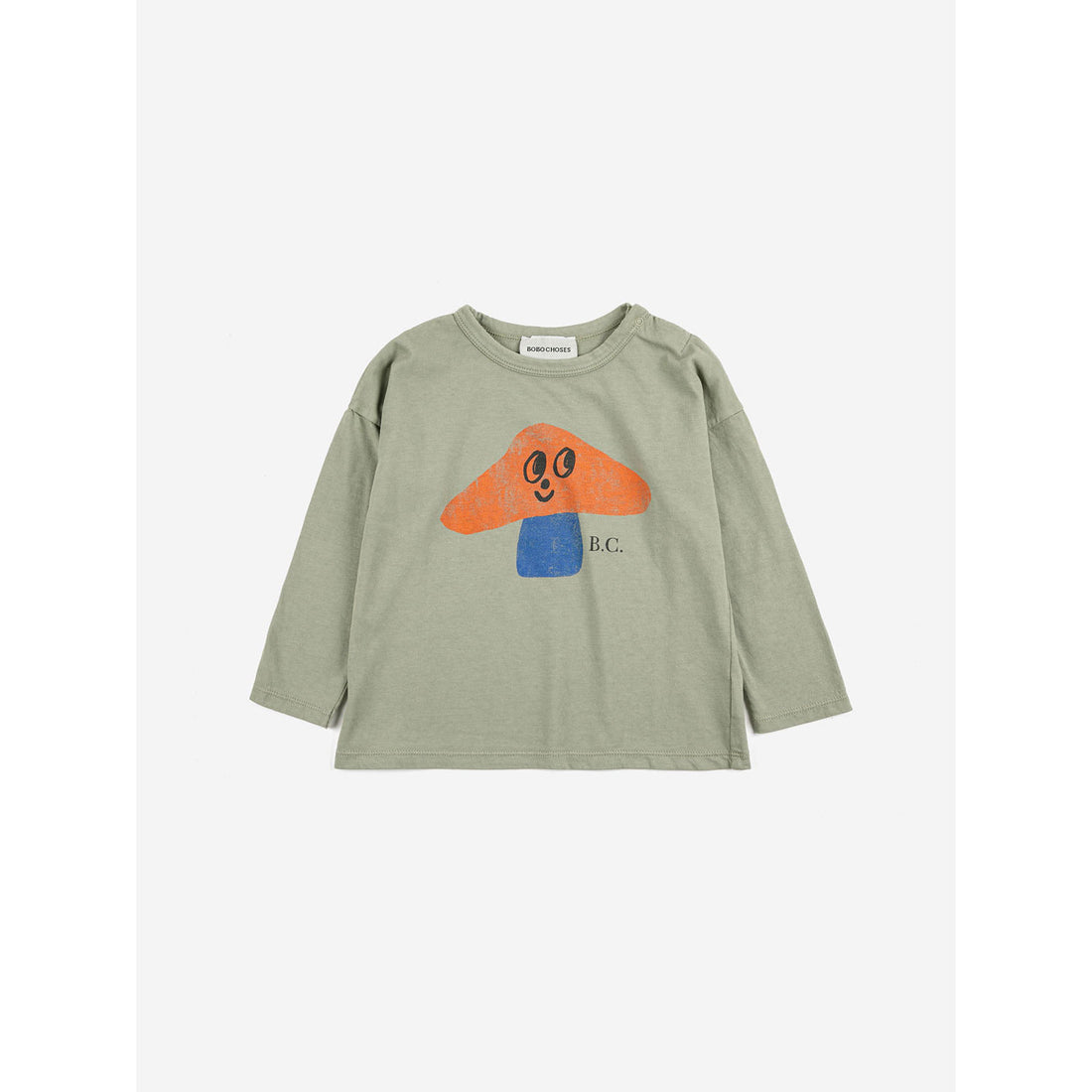 Bobo Choses Mr.Mushroom Long Sleeve Baby T-Shirt