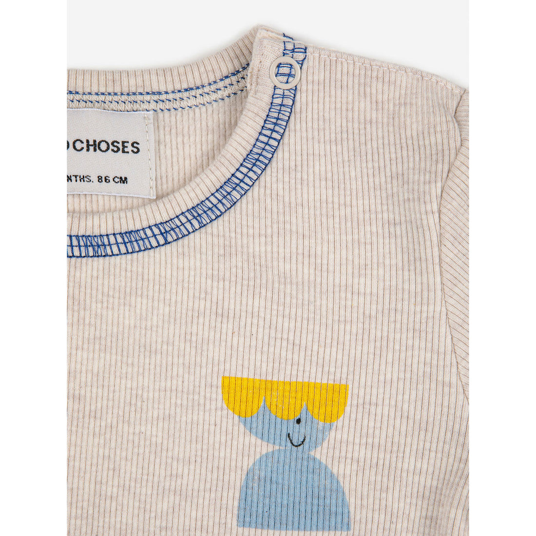 Bobo Choses Funny Blue Friend Baby T-Shirt