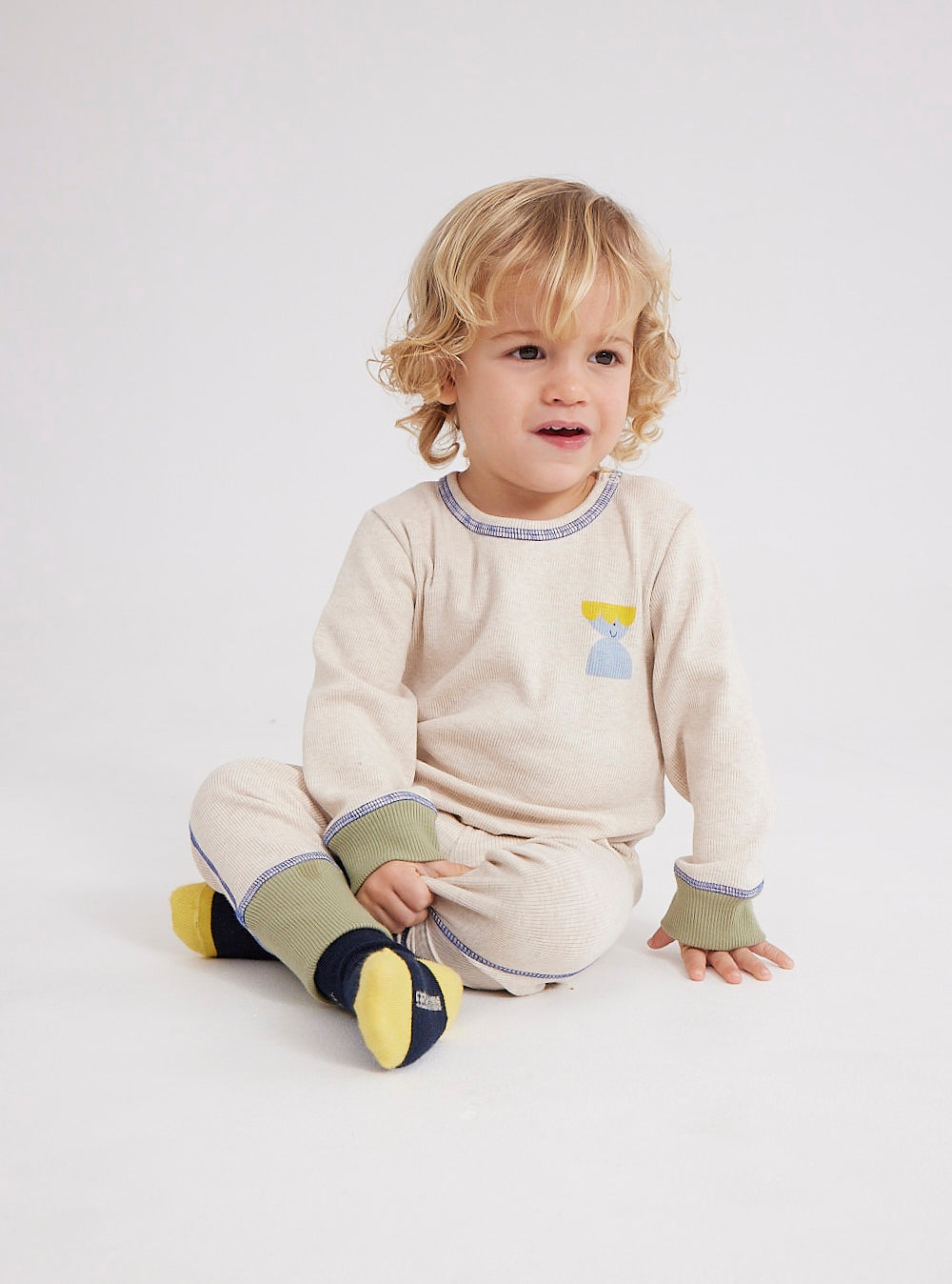 Bobo Choses Funny Blue Friend Baby T-Shirt